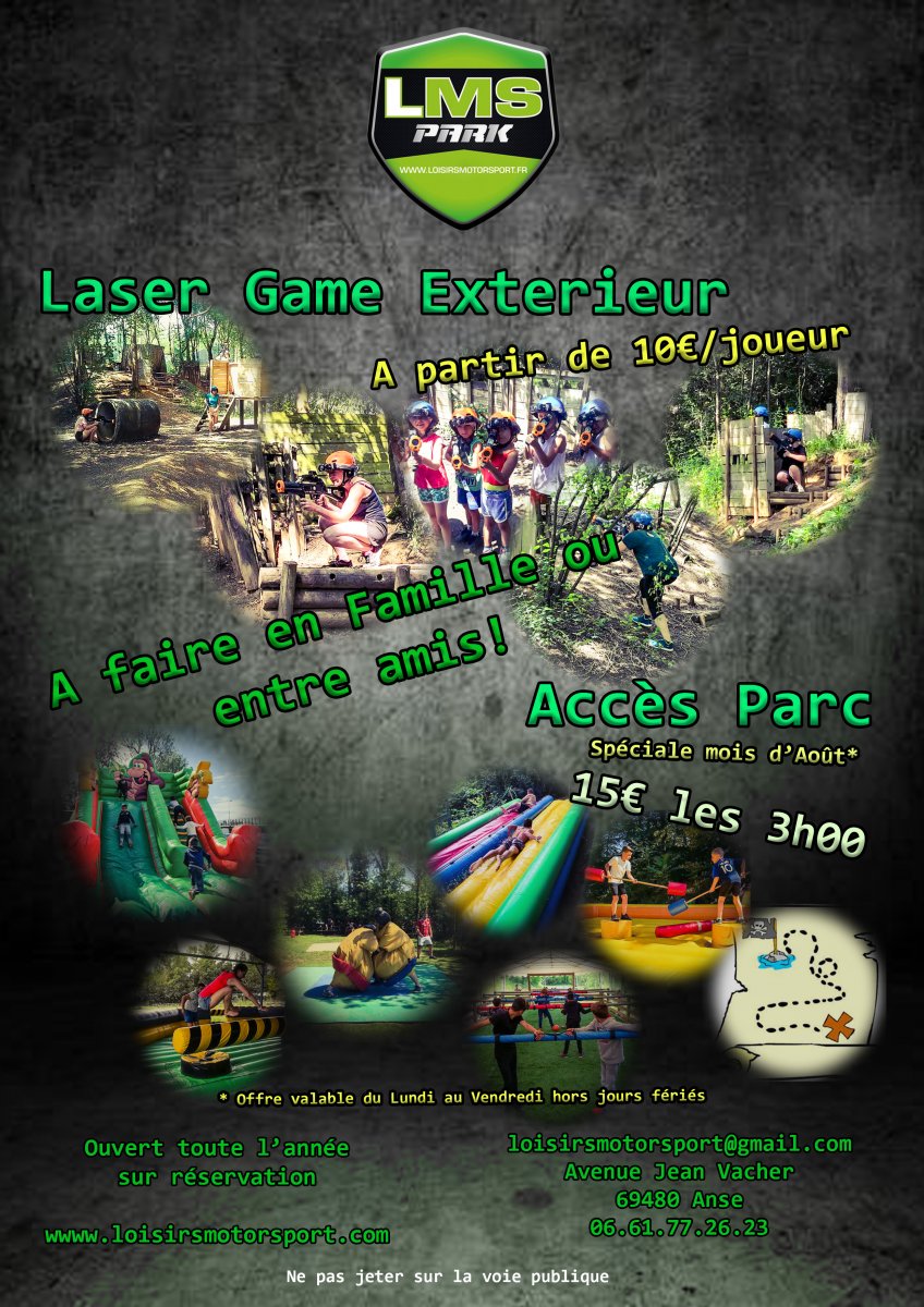Offre accès parc Août